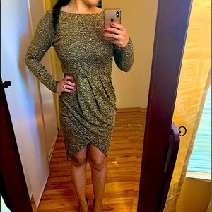 Beautiful black and gold dress M